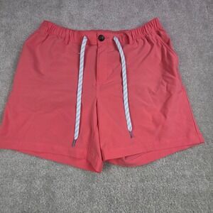 Chubbies Men's Everywear Shorts Coral Pink Size XL Drawstring Unlined